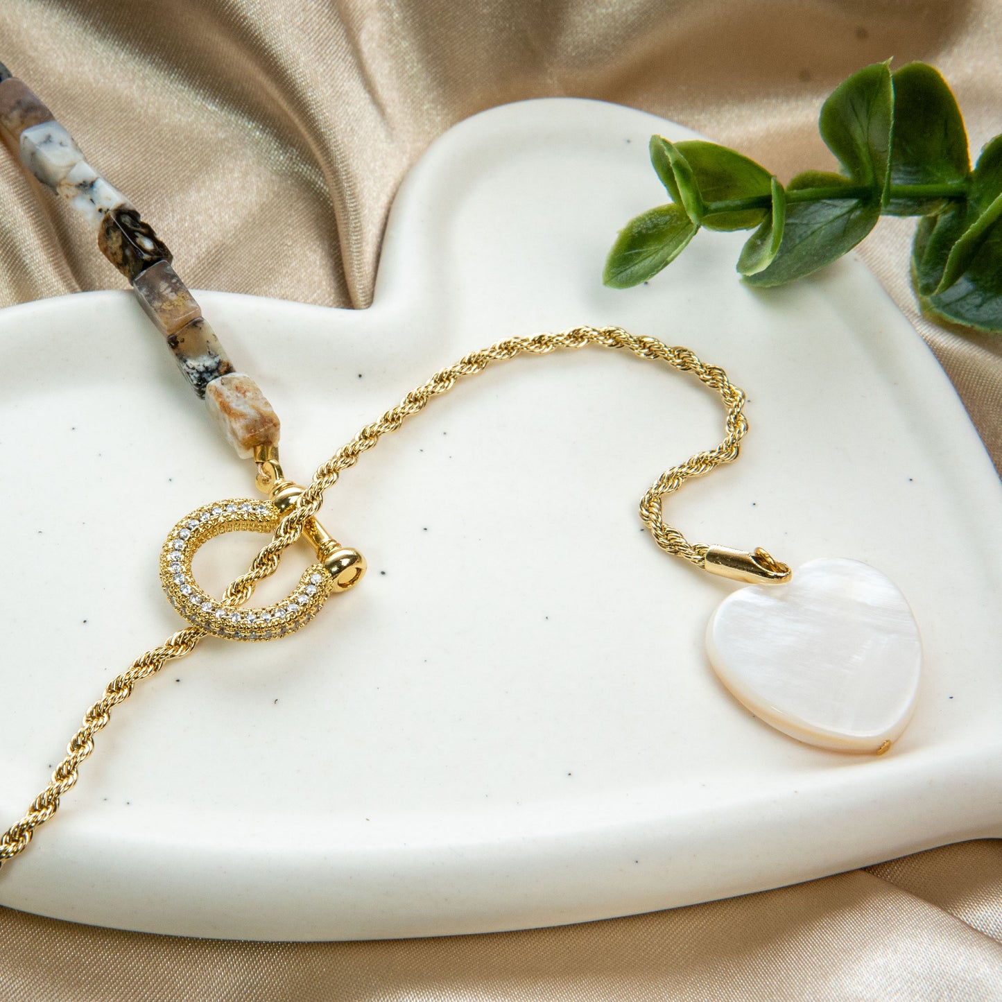 Sparkly Earth Statement Necklace