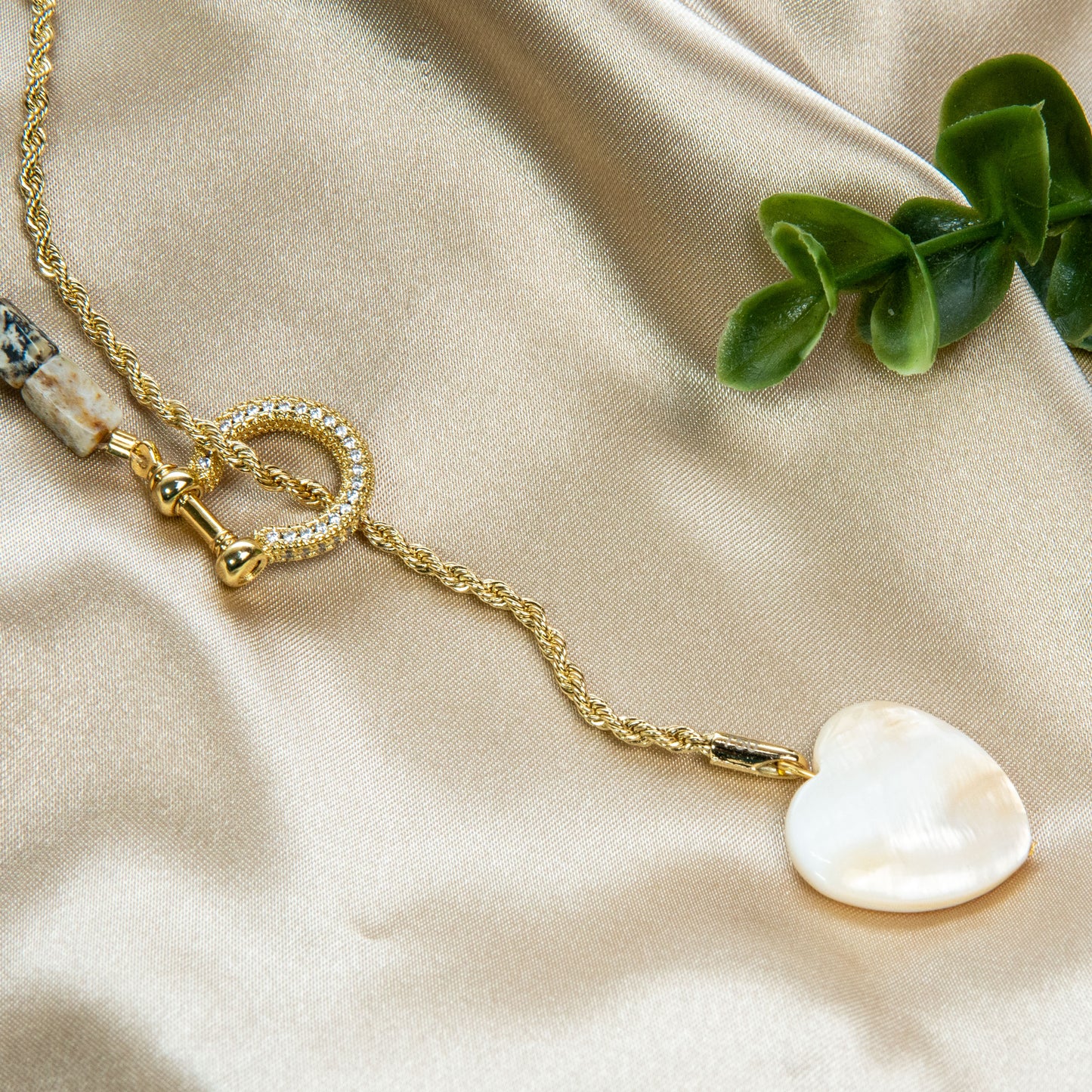 Sparkly Earth Statement Necklace