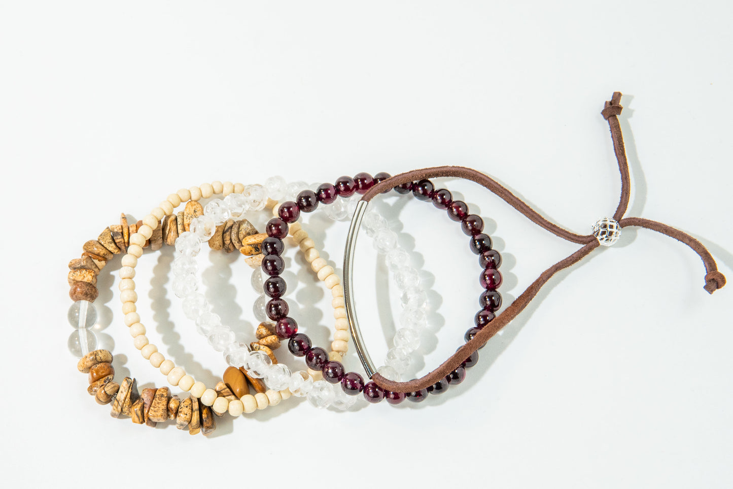 Flower Moon Stack Bracelet