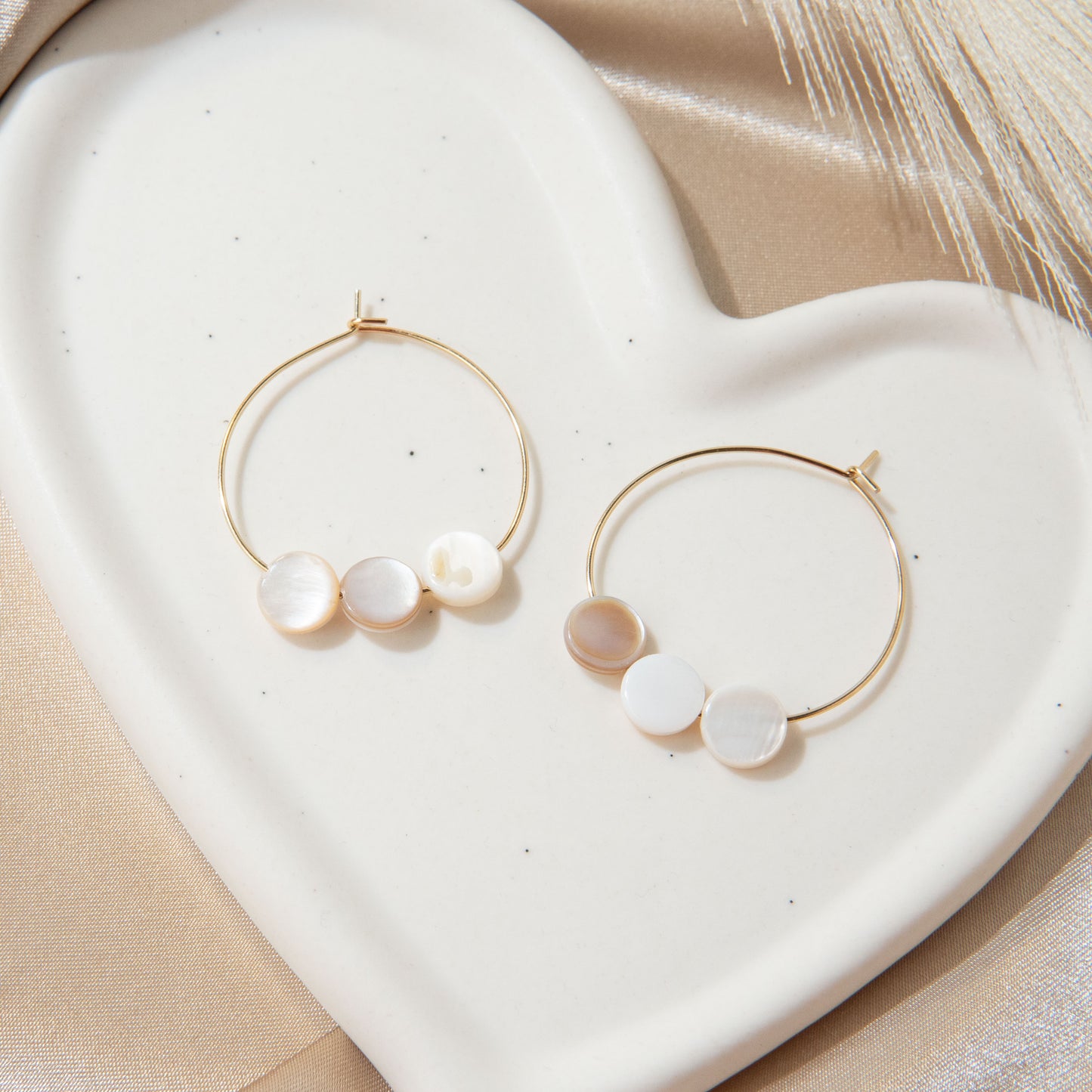 Lady Moon Hoop Earrings