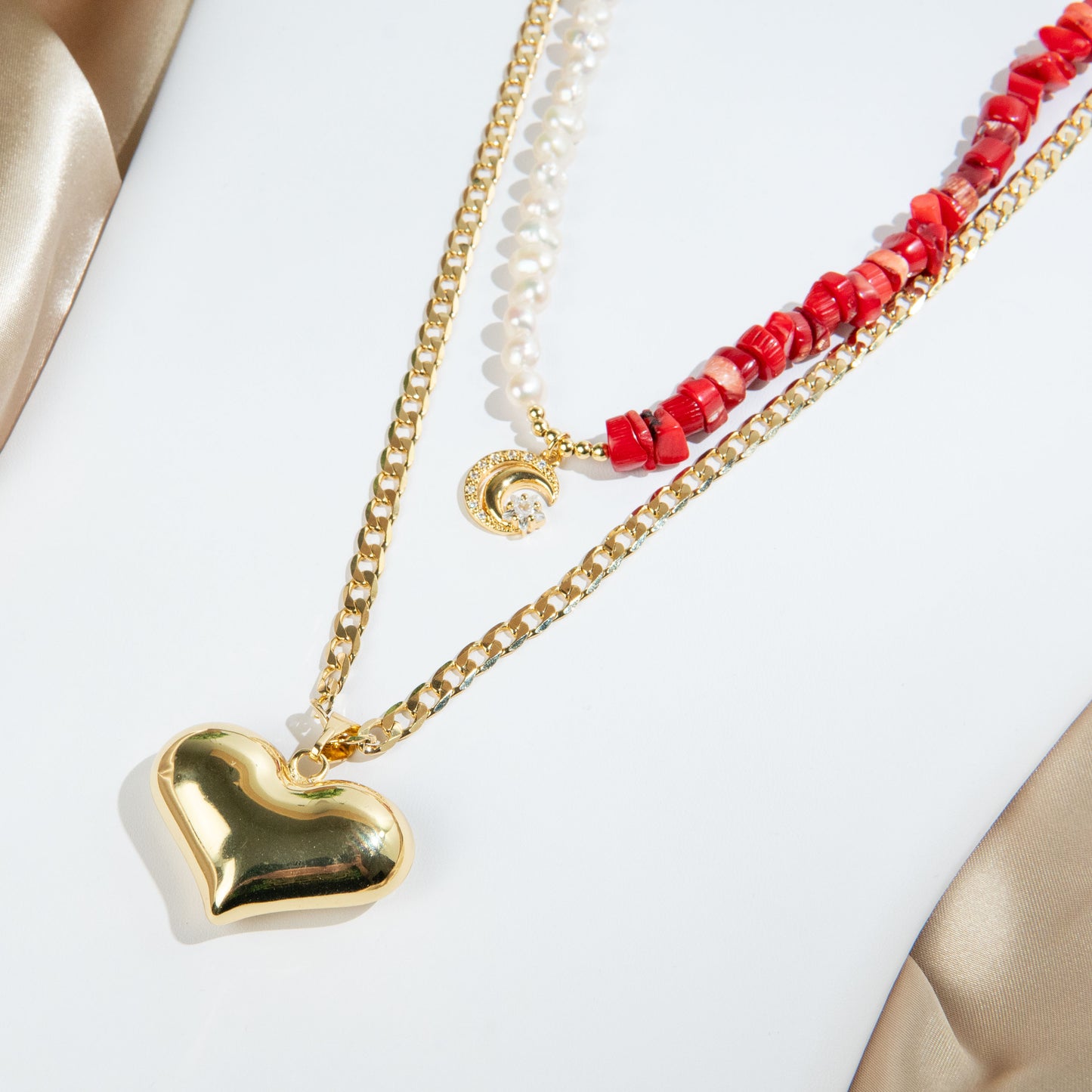 Moon Lover Stackable Necklace