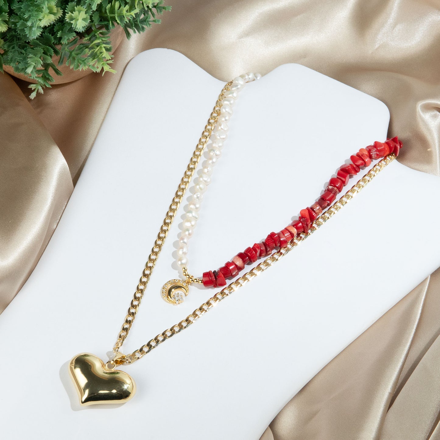 Moon Lover Stackable Necklace