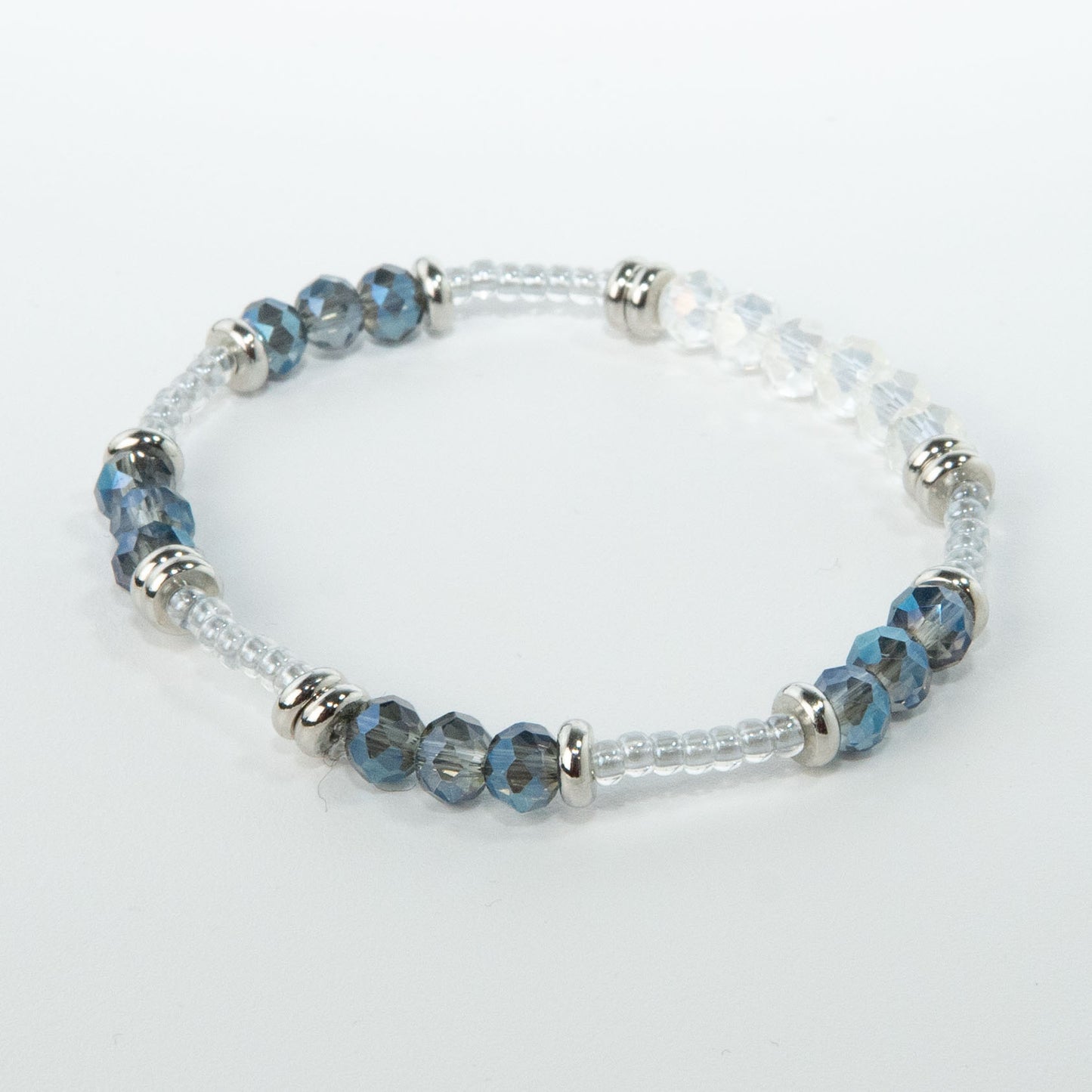 All Around Blue Waves Stack Bracelet