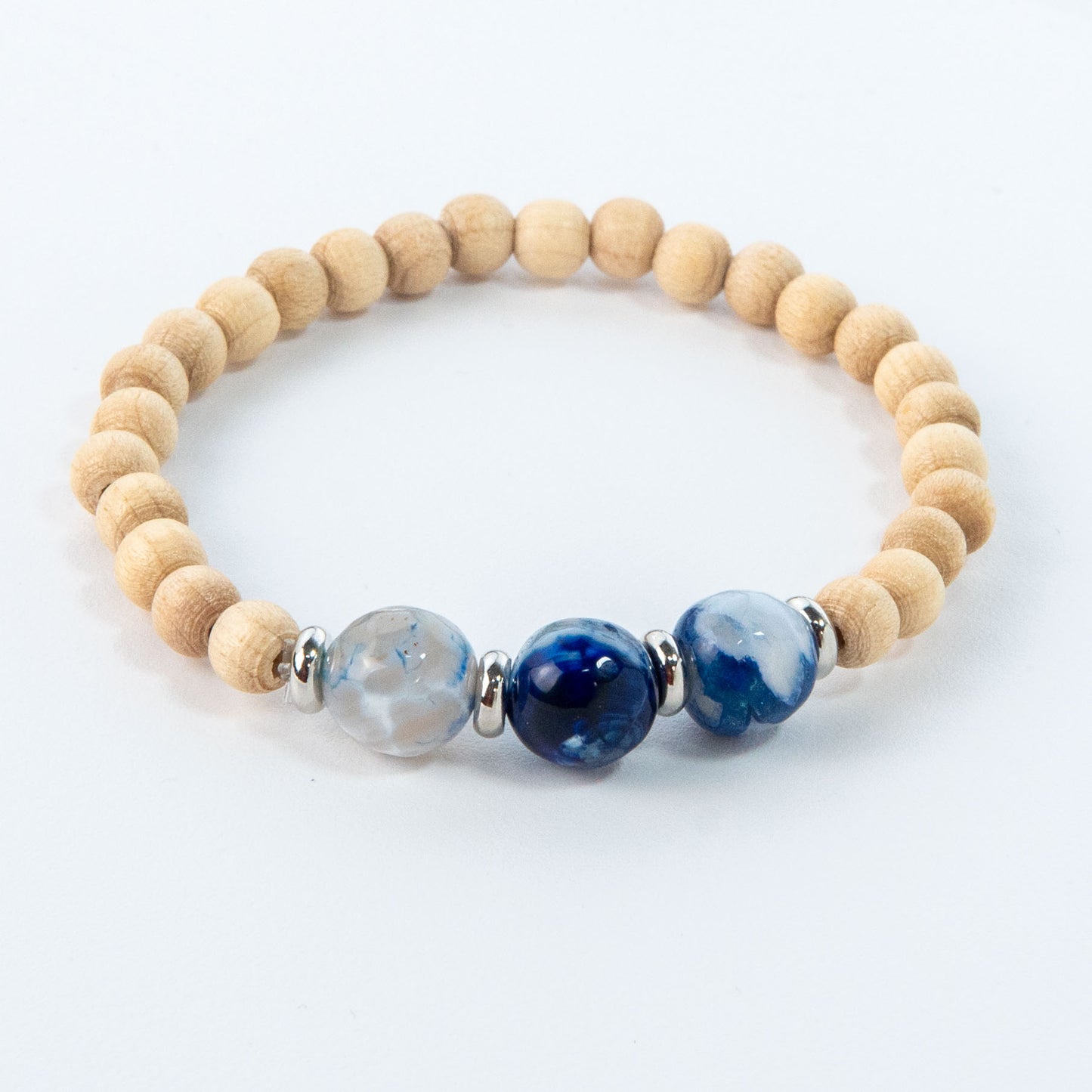 All Around Blue Waves Stack Bracelet