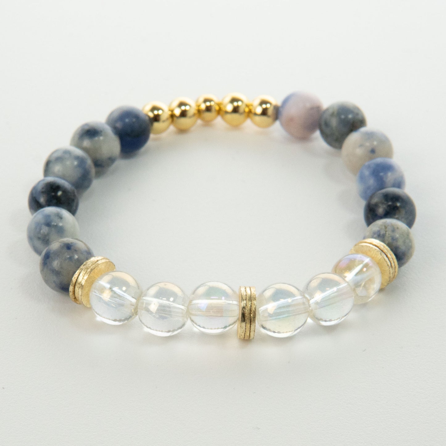 Sodalite Symphony Stackable Bracelet