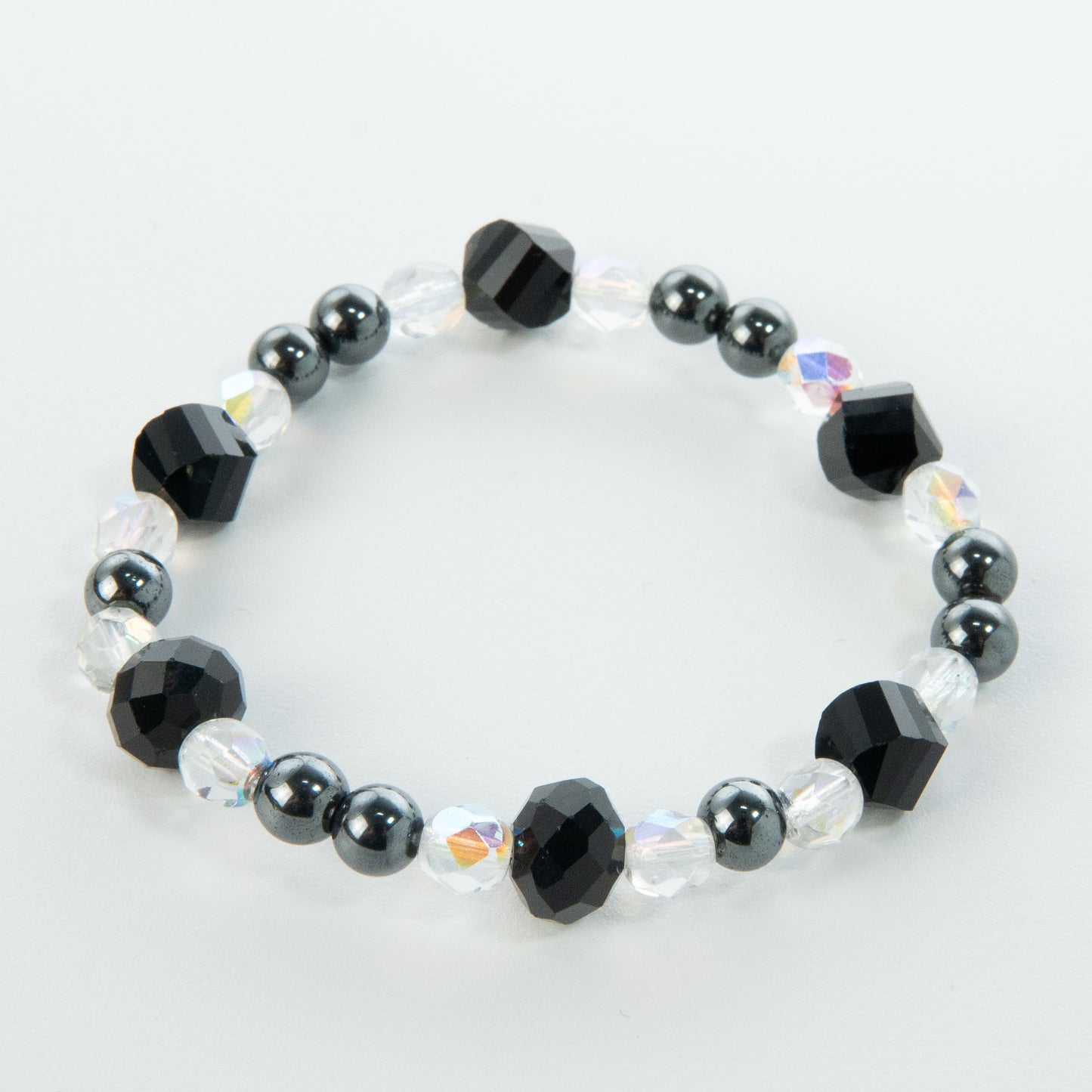 Silver Night Stack Bracelet