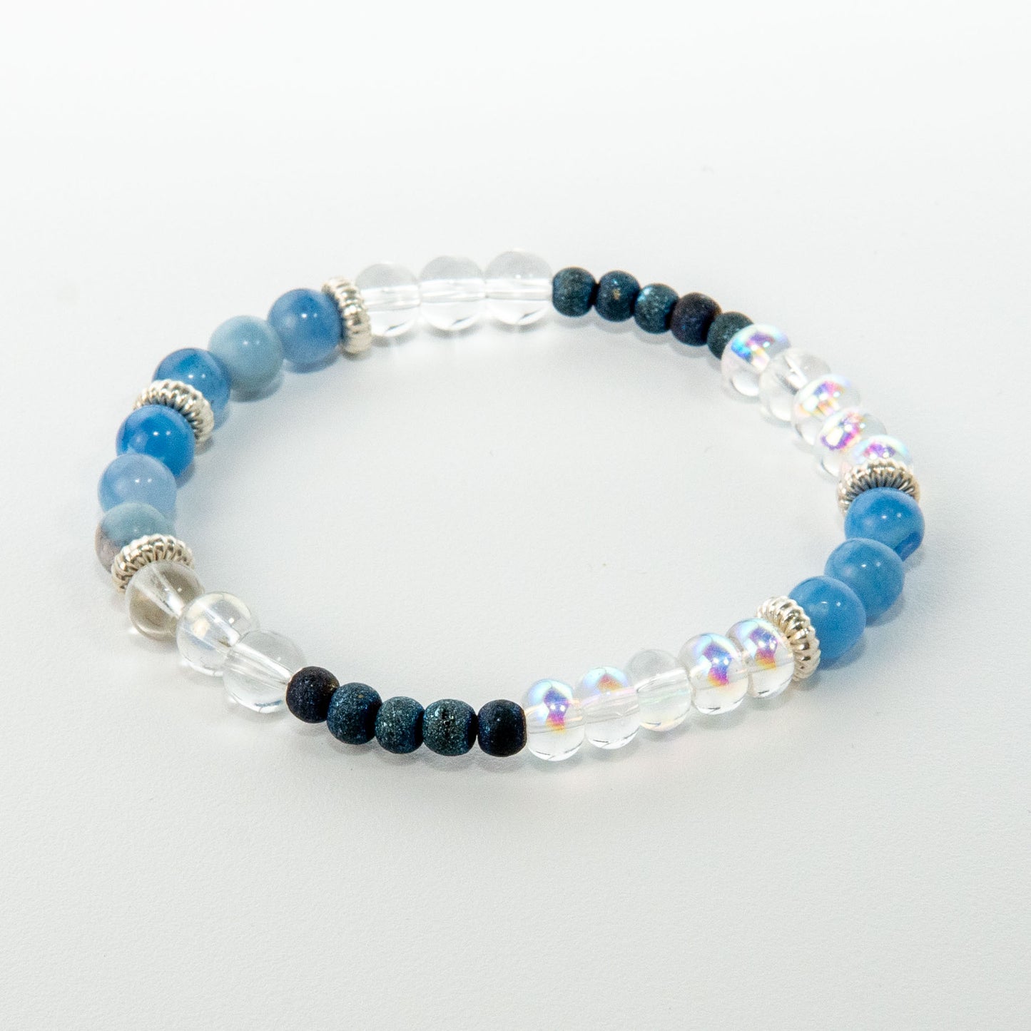 Sparkly Blue Stack Bracelet