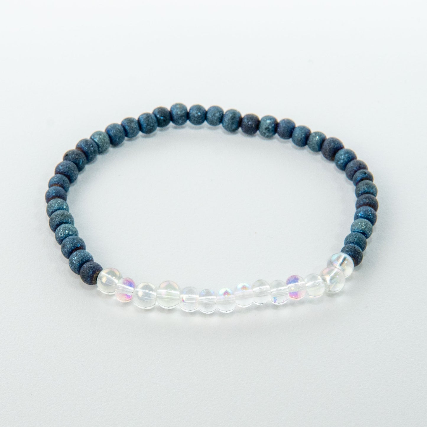 Sparkly Blue Stack Bracelet