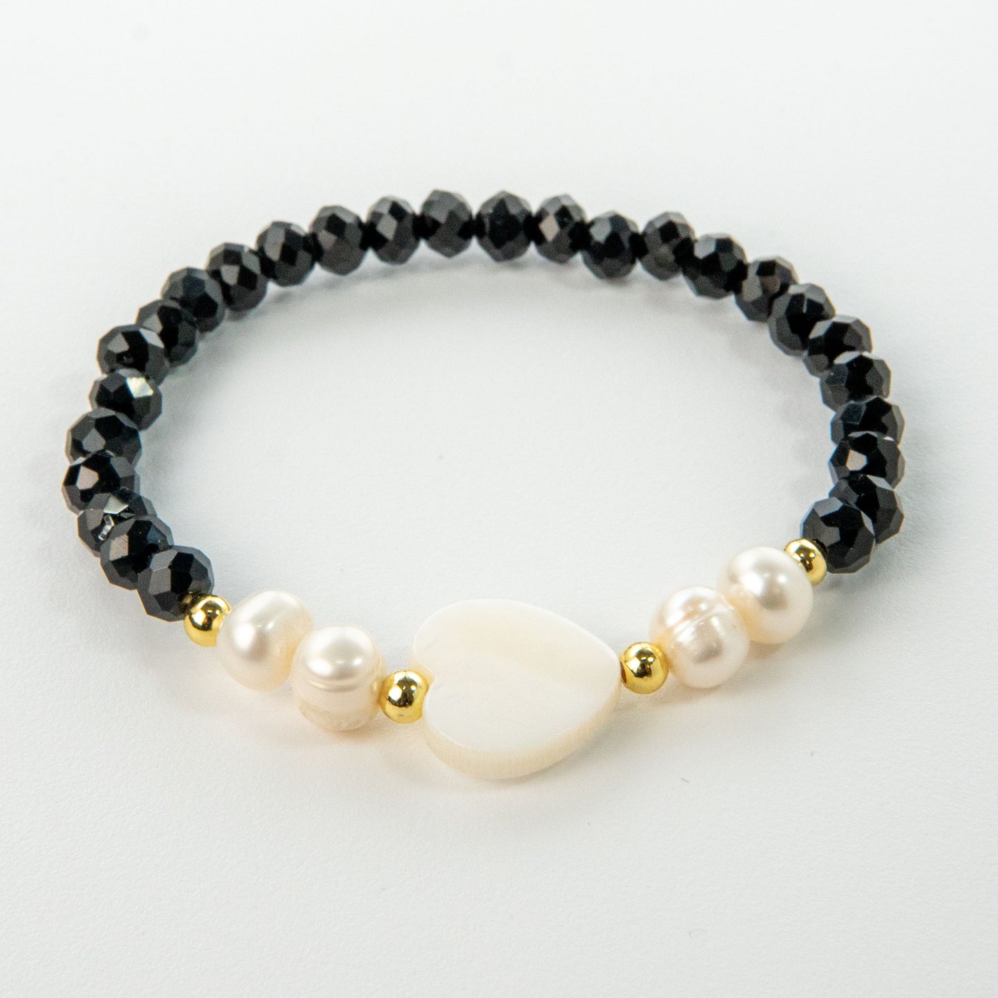 Pretty Onyx Bracelet Set