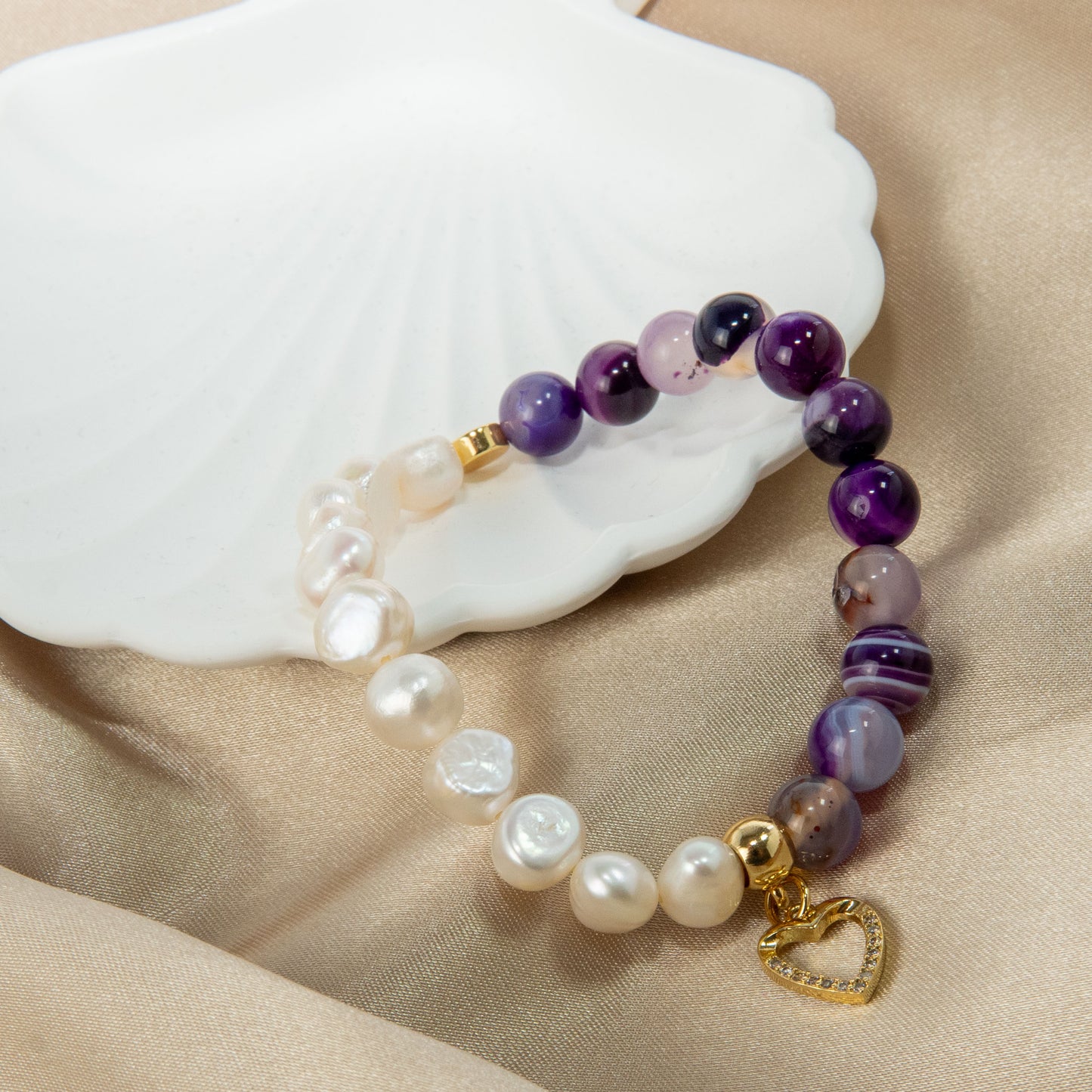 Purple Me Half Bracelet