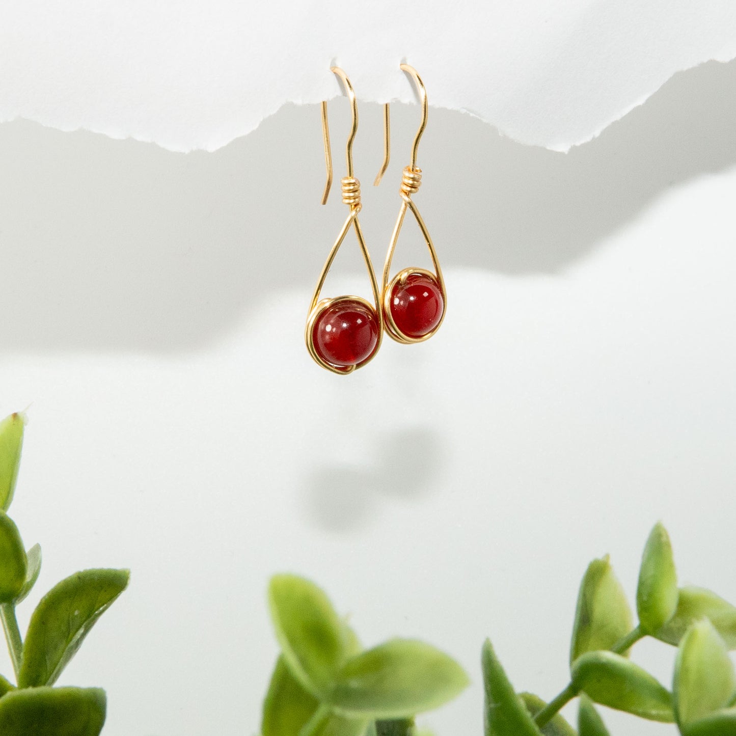 The Scarlet Strength Earrings