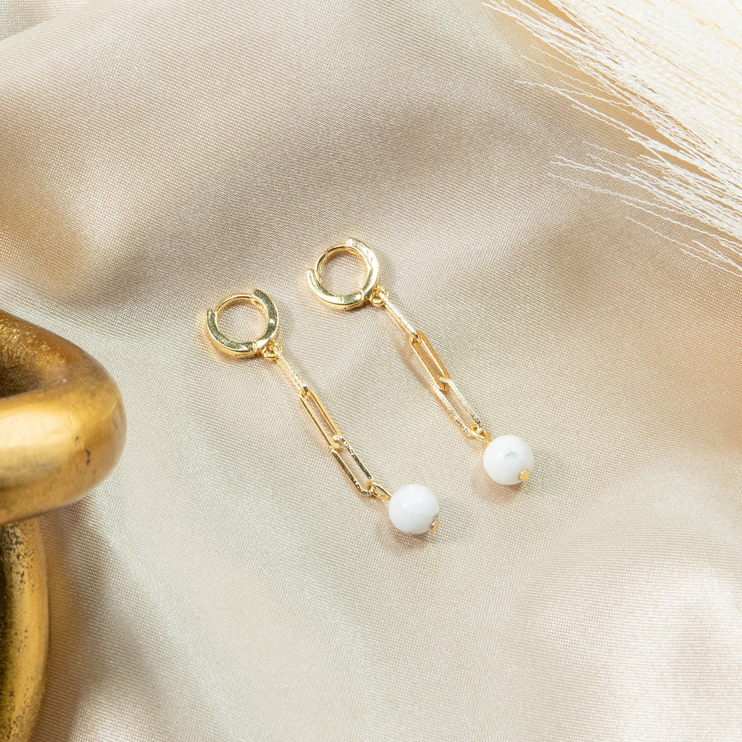 Stillness Drop Earrings