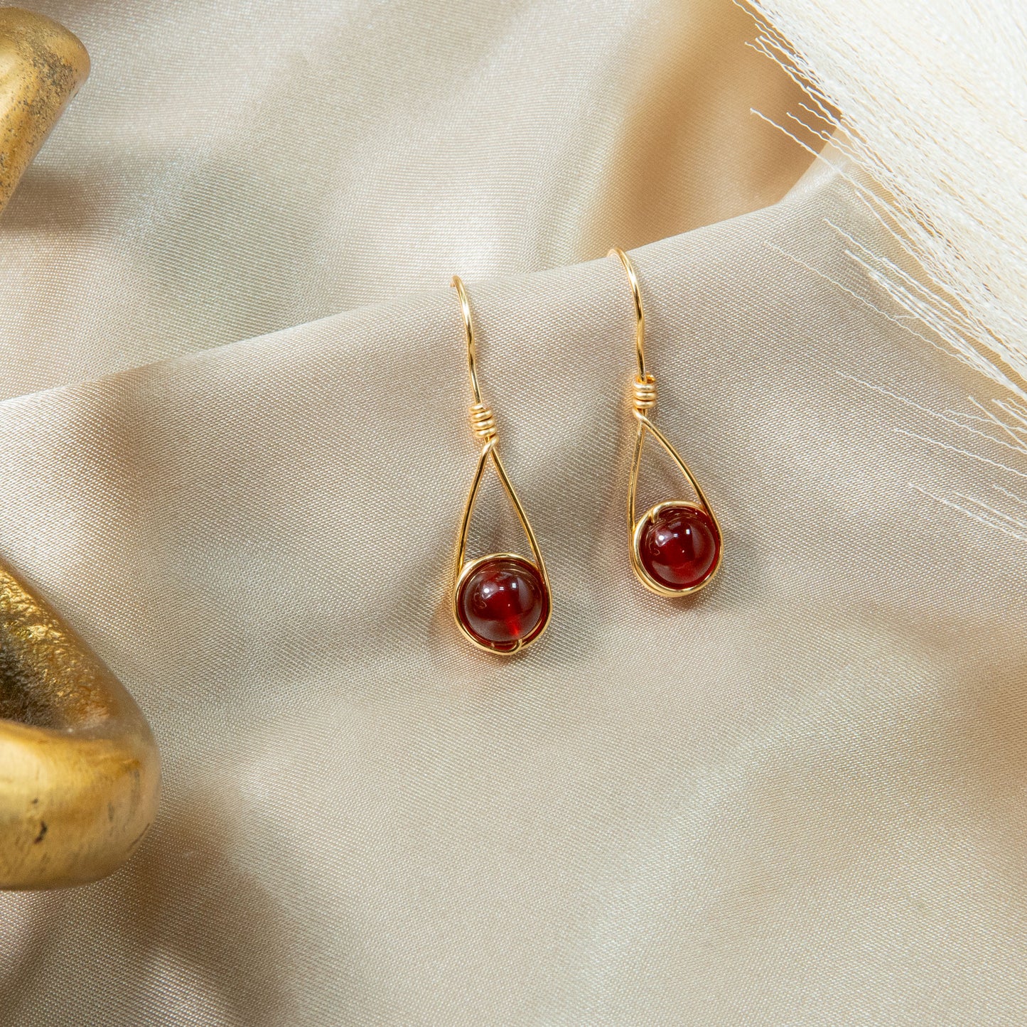 The Scarlet Strength Earrings
