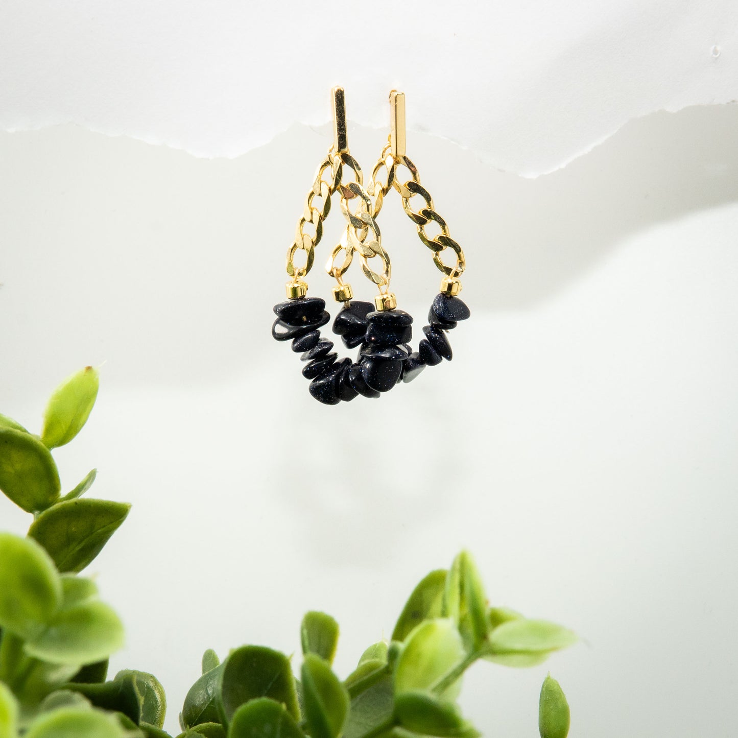 Magic Girl Goldstone Earrings