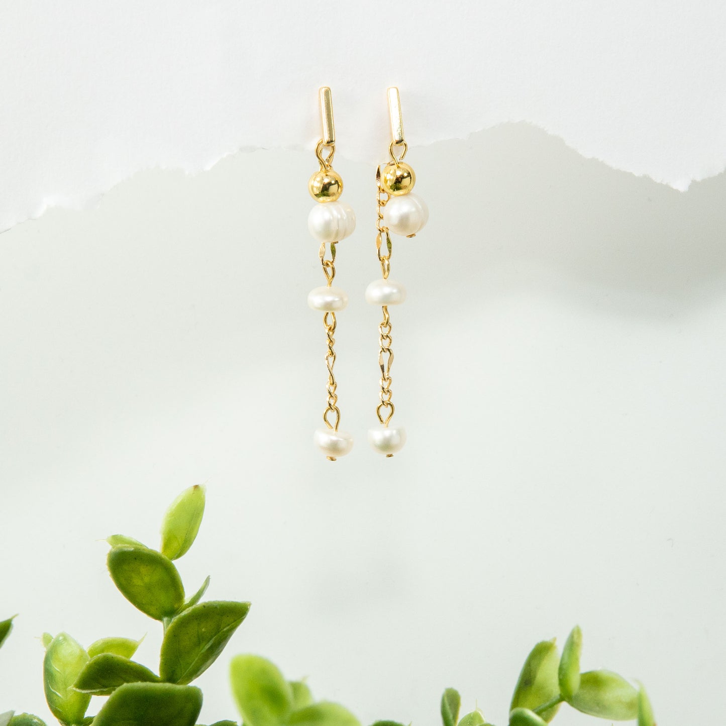 Pearl Dive 3-in-1 Dangle Earrings