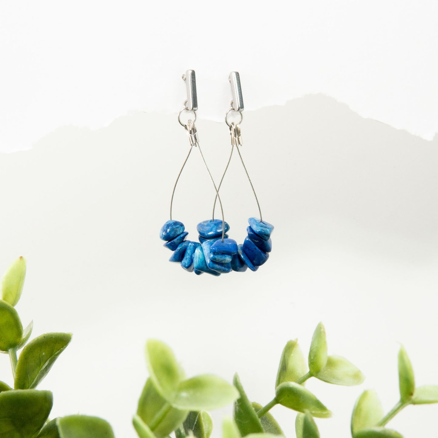 Lapis Clarity Teardrop Earrings