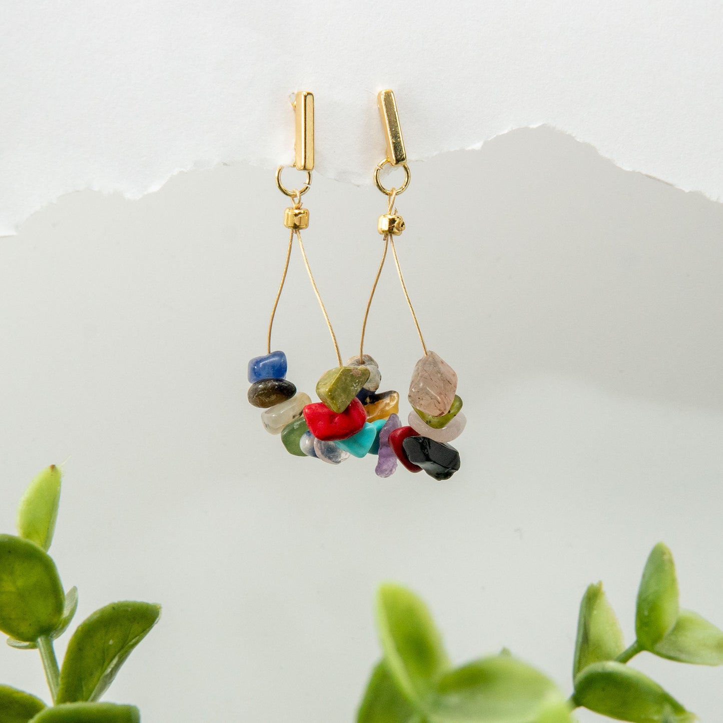 Spectrum Flow Teardrop Earrings