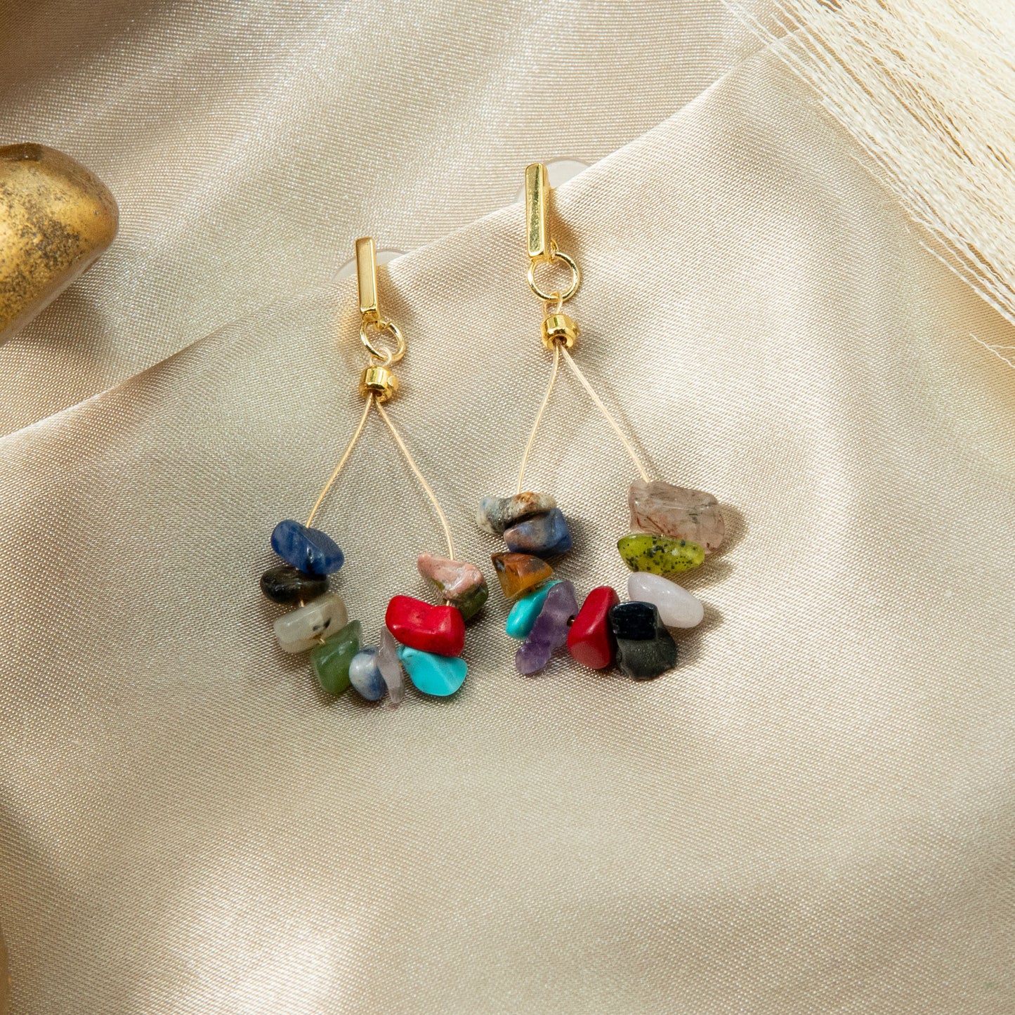 Spectrum Flow Teardrop Earrings