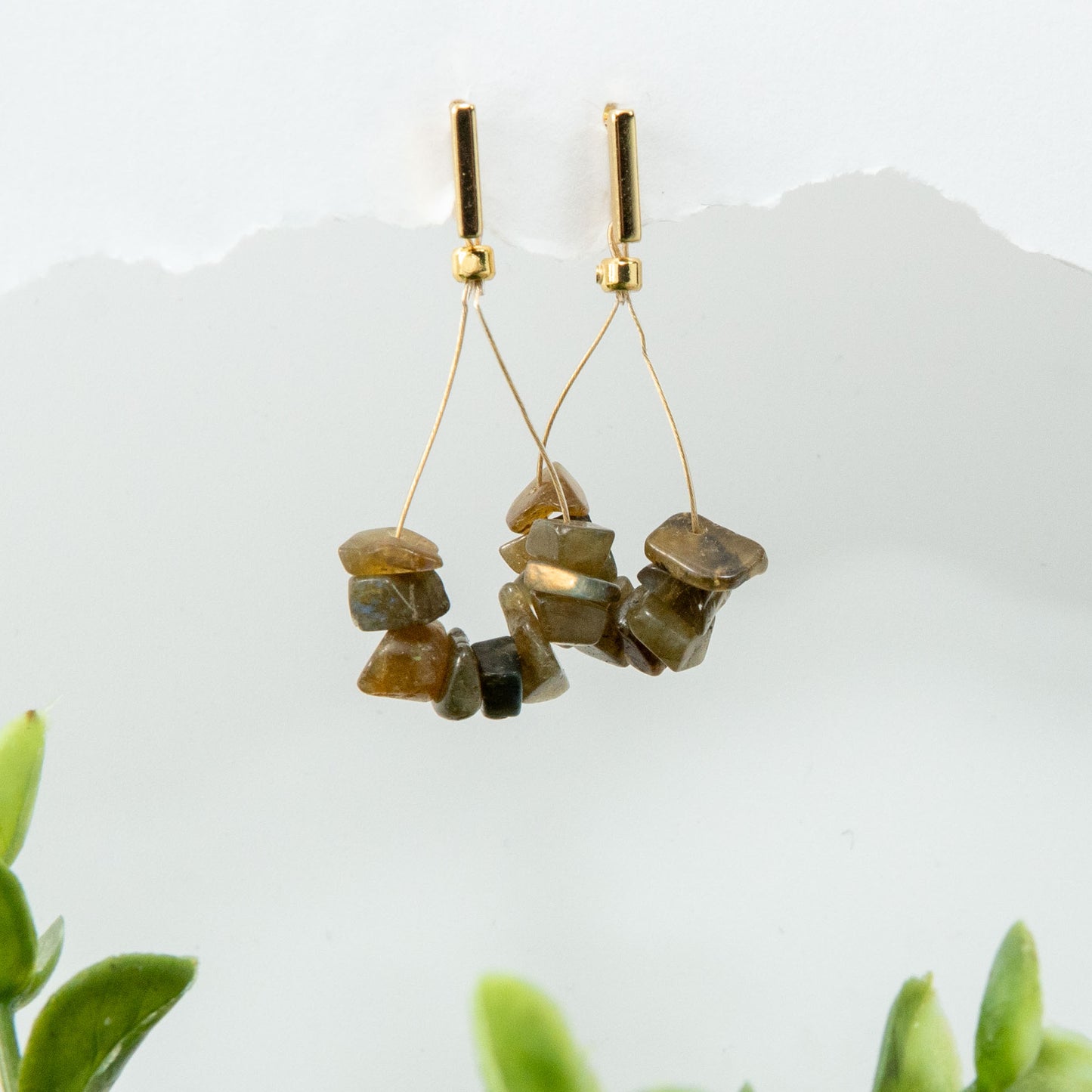 Uvarovite Grace Teardrop Earrings
