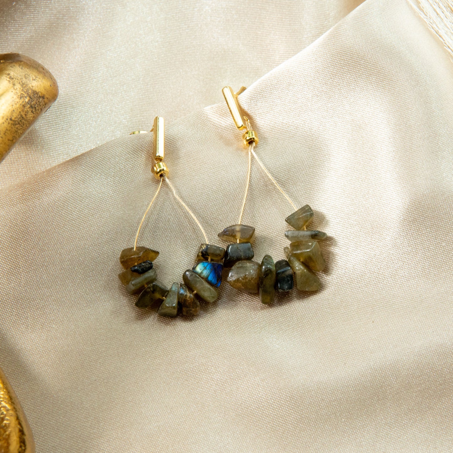 Uvarovite Grace Teardrop Earrings