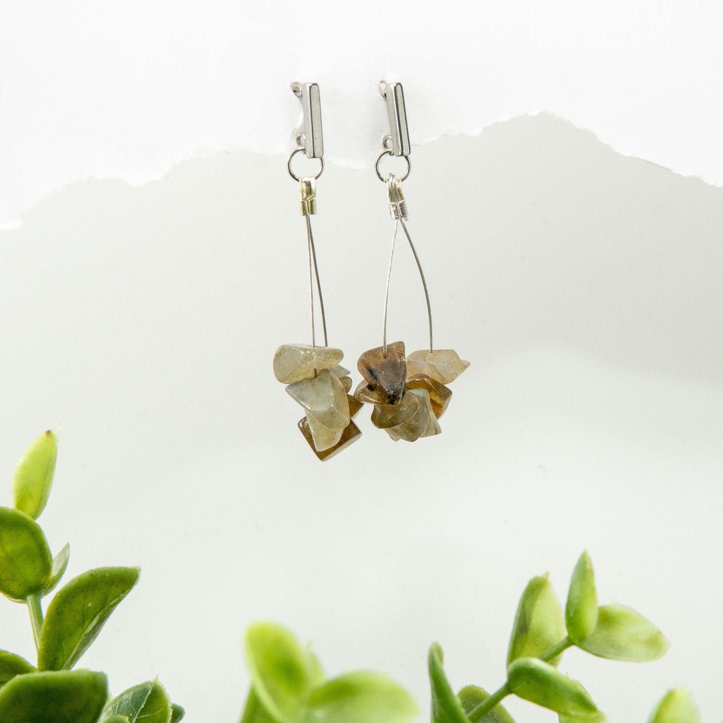 Uvarovite Grace Teardrop Earrings