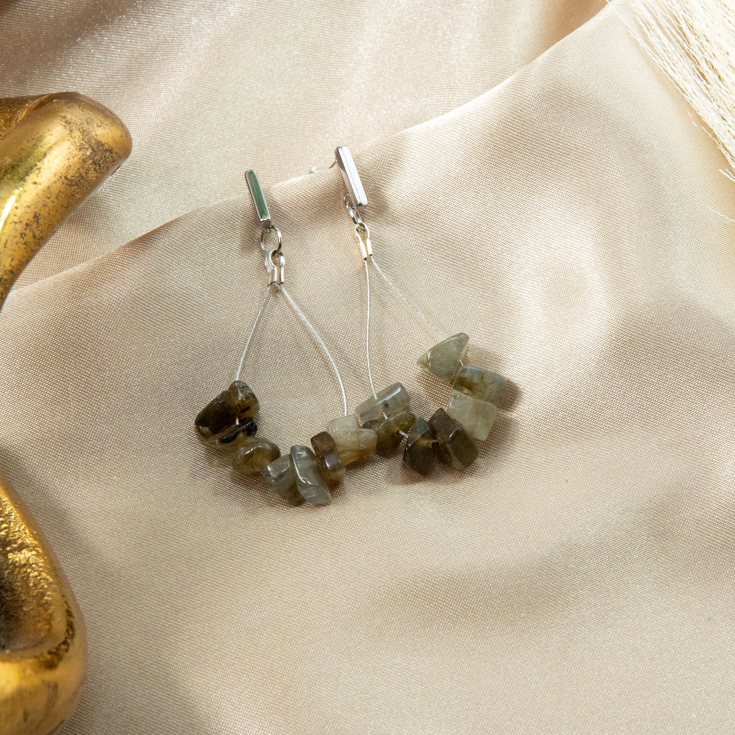 Uvarovite Grace Teardrop Earrings