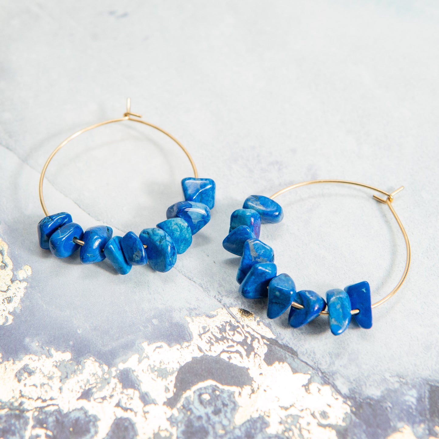 Celestial Muse Hoop Earrings