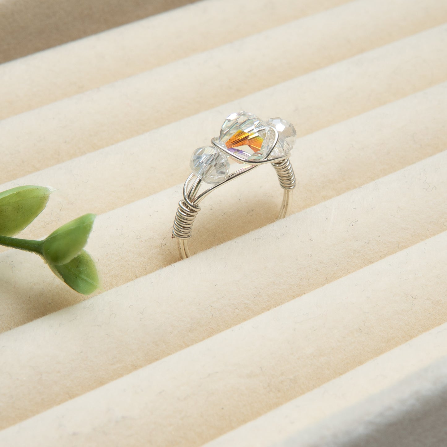 Crystal Crown Ring