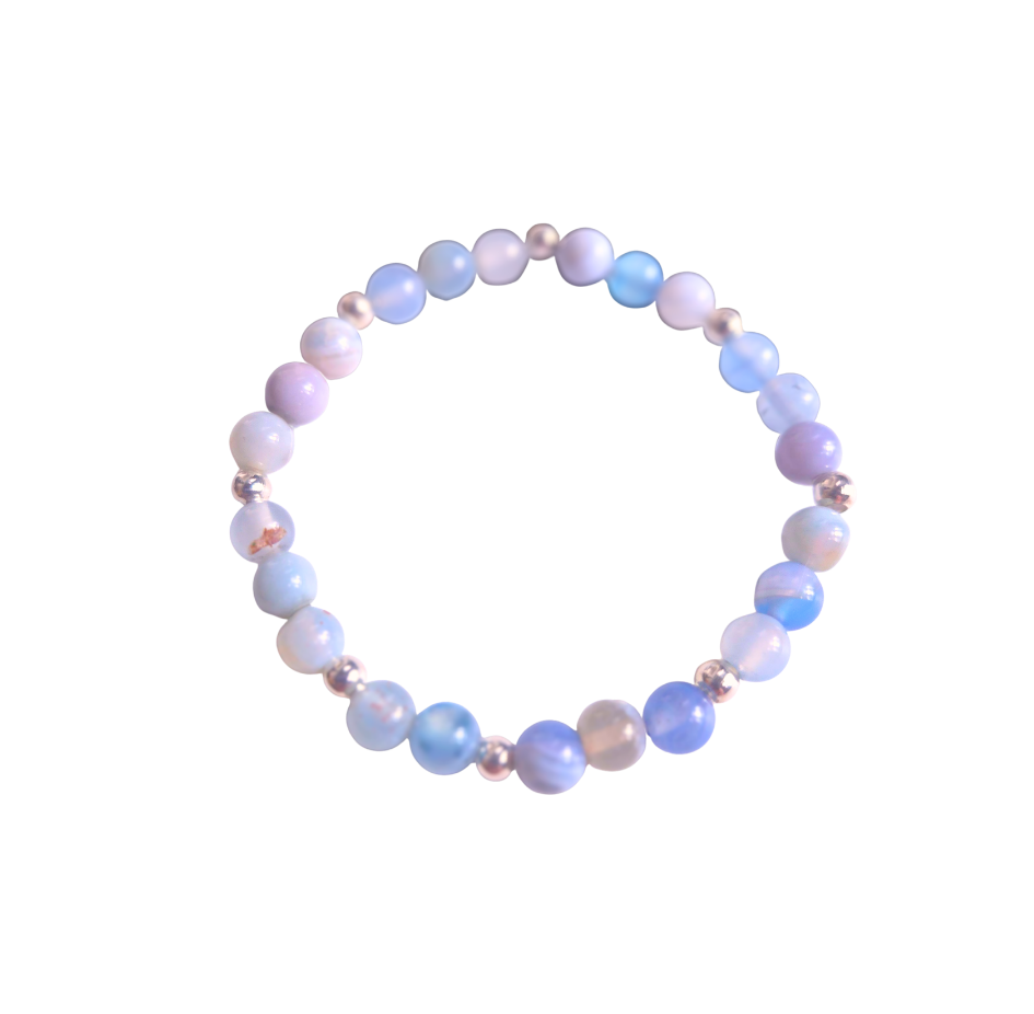 Sparkly Blue Stack Bracelet