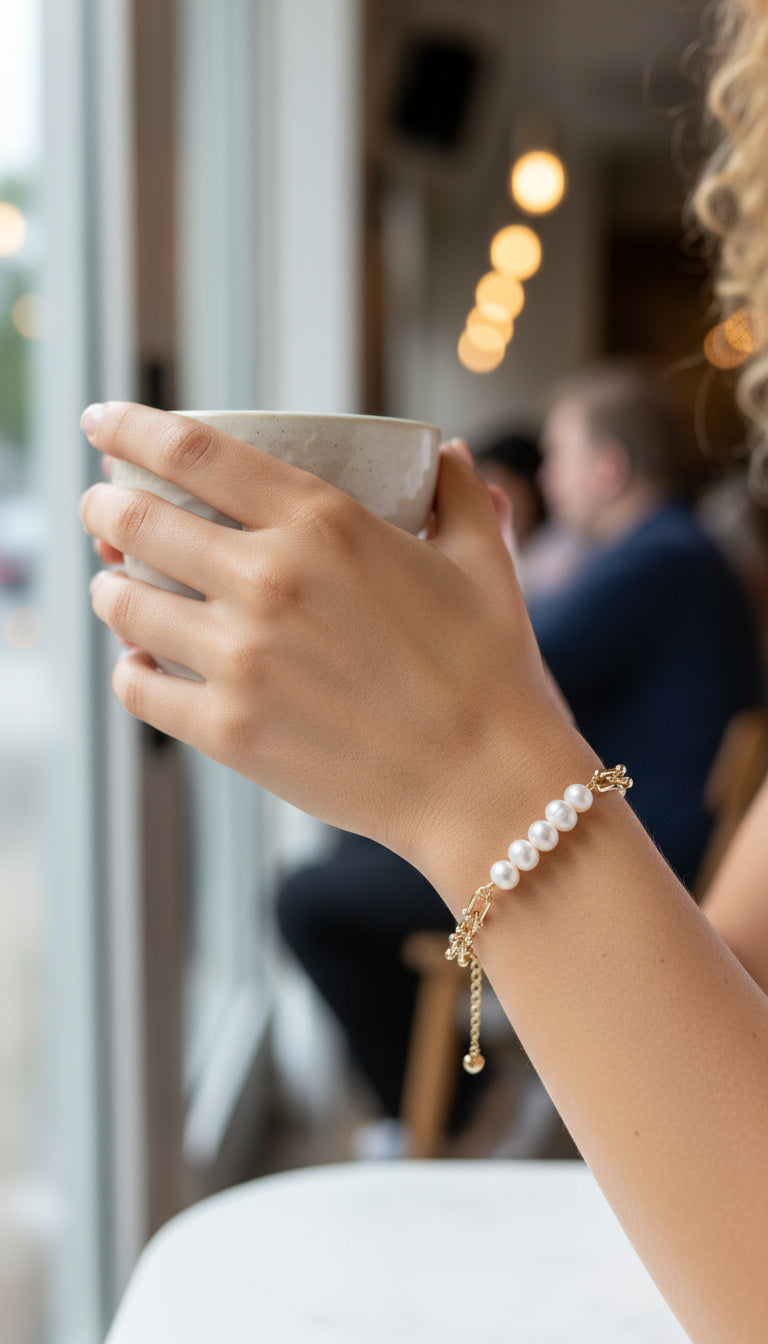 Modern Pearl Grace Bracelet