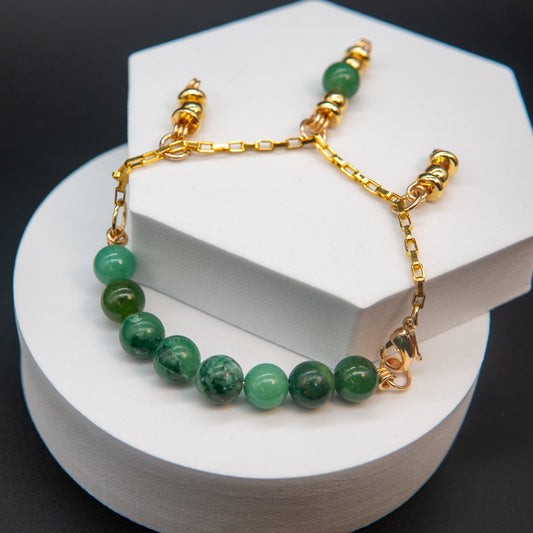 Handmade Malachite Gemstone Bracelet - Relato.Jewelry