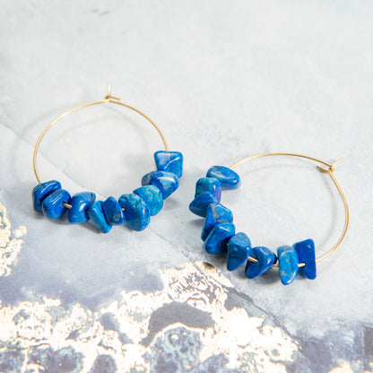 Celestial Muse Hoop Earrings