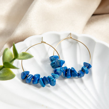 Celestial Muse Hoop Earrings