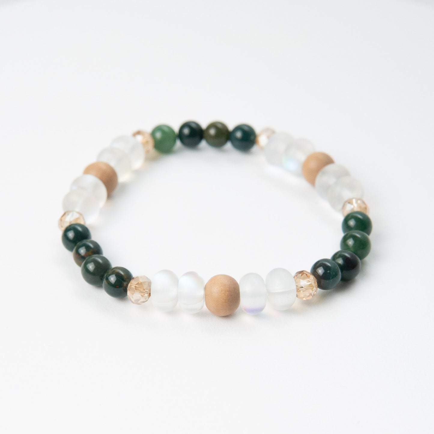 Forest Palm Vibe Stack Bracelet