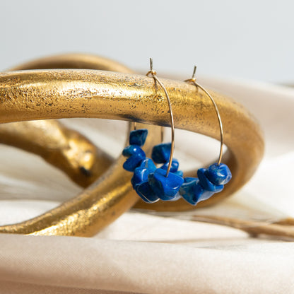 Celestial Muse Hoop Earrings