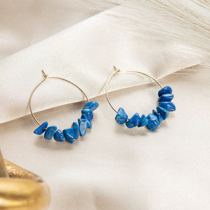 Celestial Muse Hoop Earrings