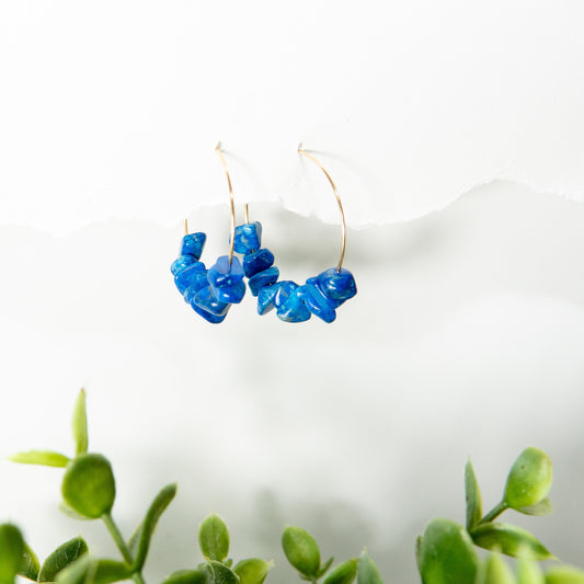 Celestial Muse Hoop Earrings