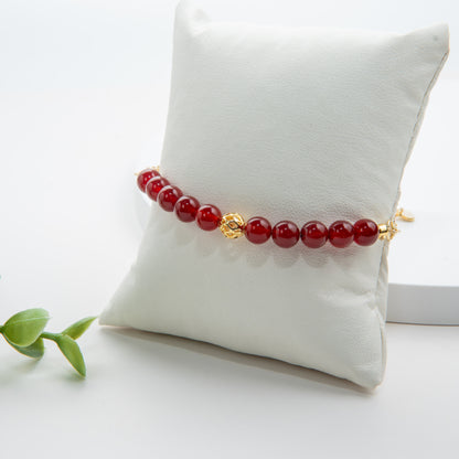 Janara Bloom Bracelet - January Garnet Birthstone