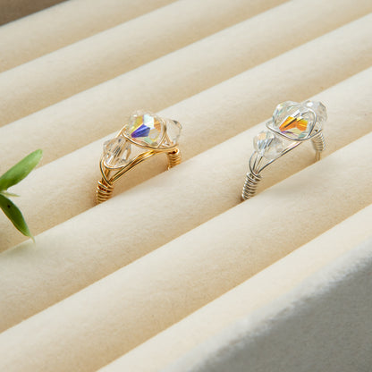 Crystal Crown Ring