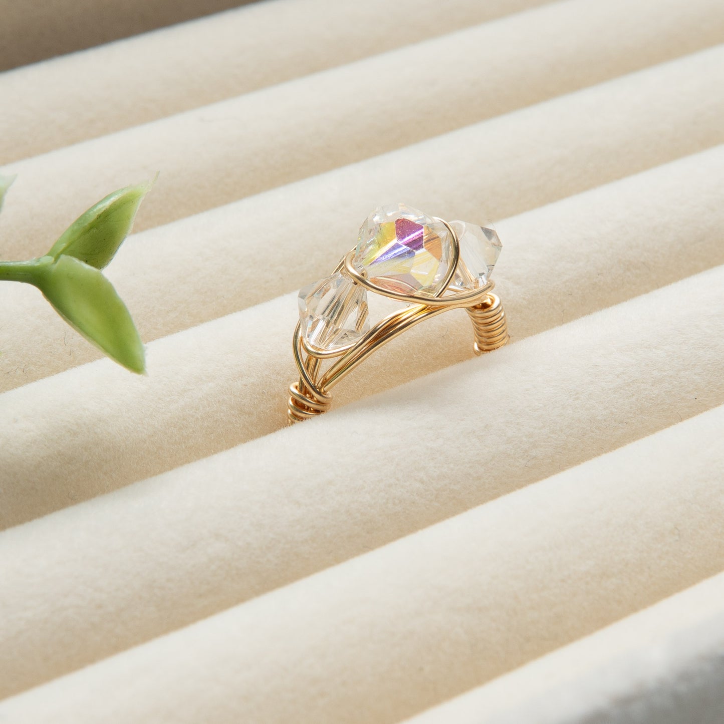 Crystal Crown Ring