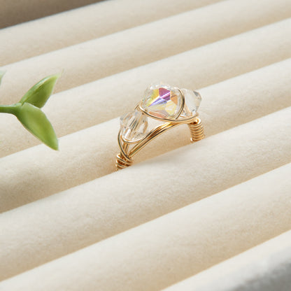 Crystal Crown Ring