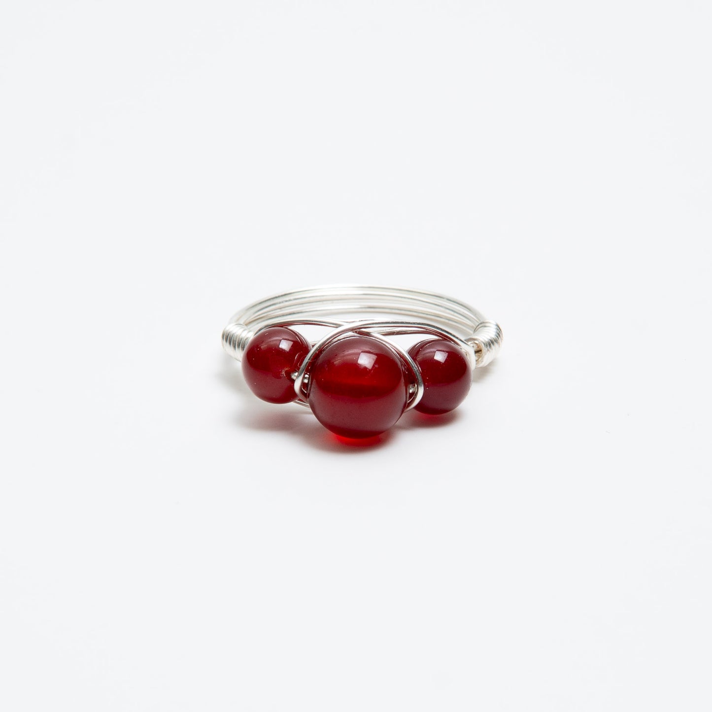 Garnet Crown Ring