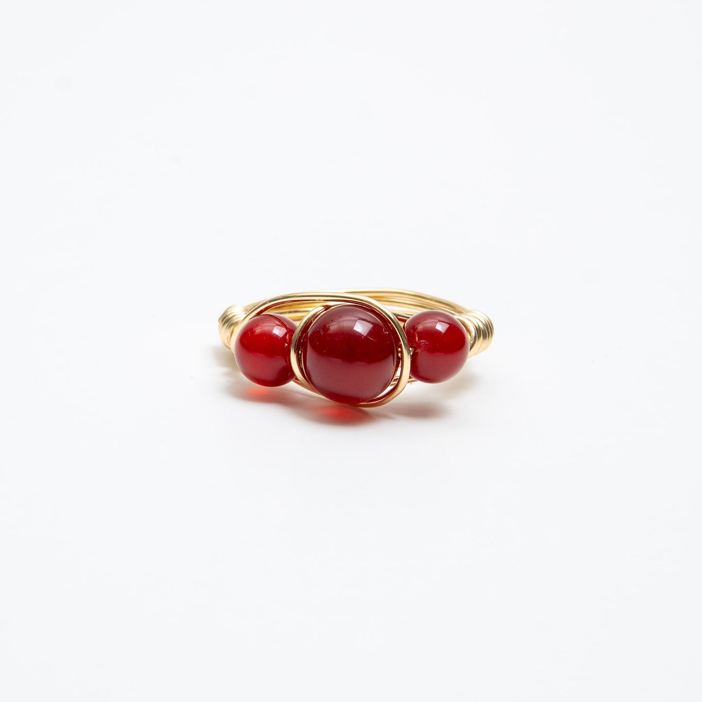 Garnet Crown Ring