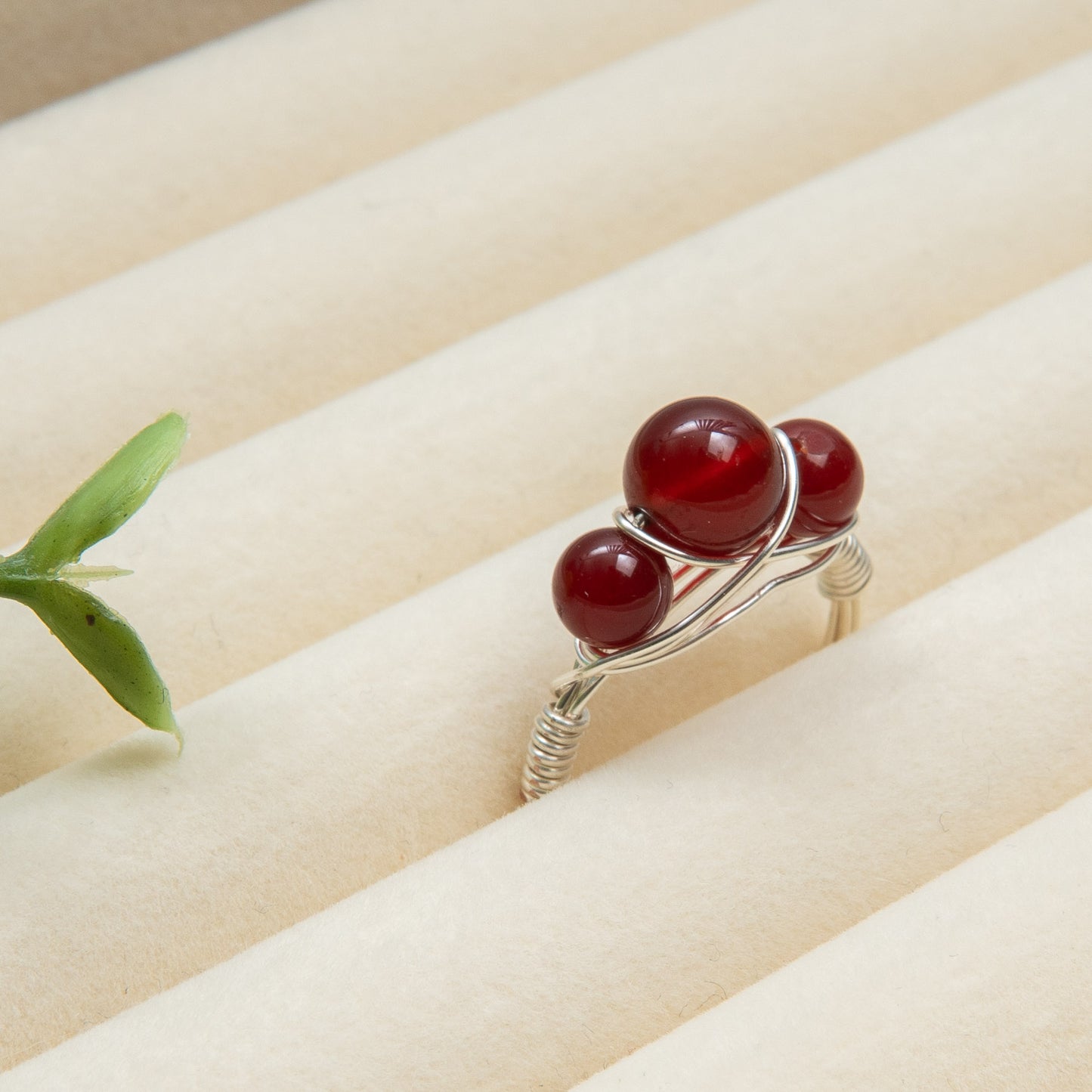 Garnet Crown Ring