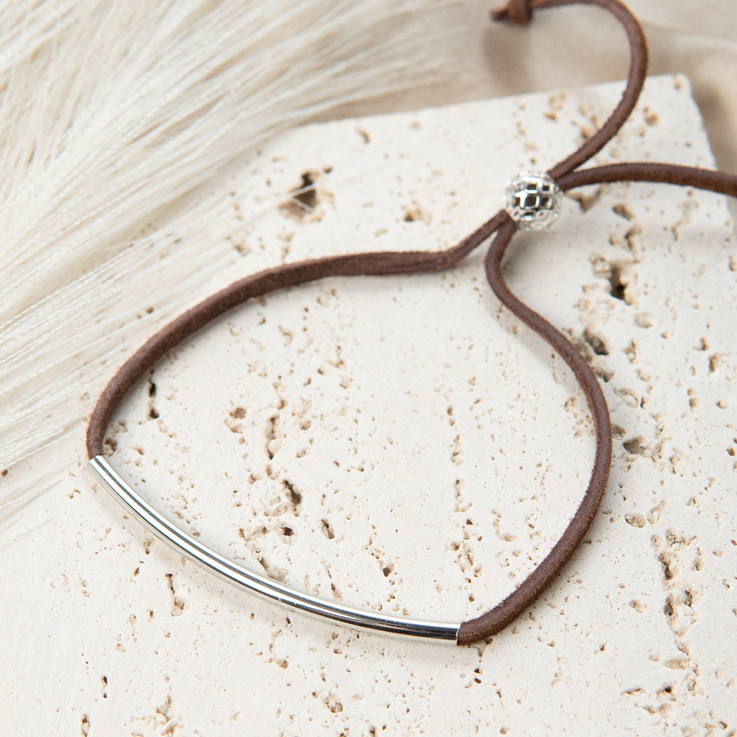 Collar de cuentas de unakita natural para regalo de la madre.