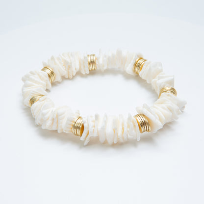 Pulsera Mix &amp; Match con temática costera y nupcial de cristal