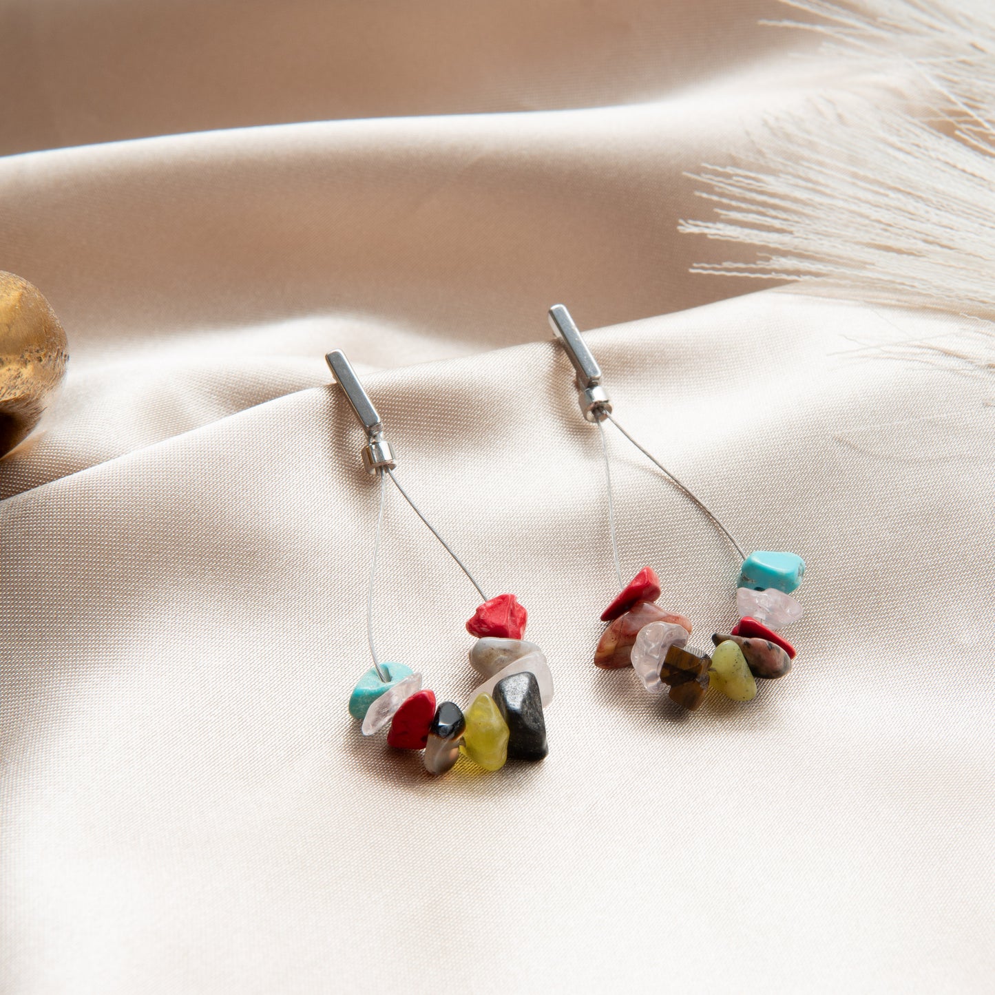 Spectrum Flow Teardrop Earrings