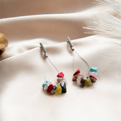 Spectrum Flow Teardrop Earrings