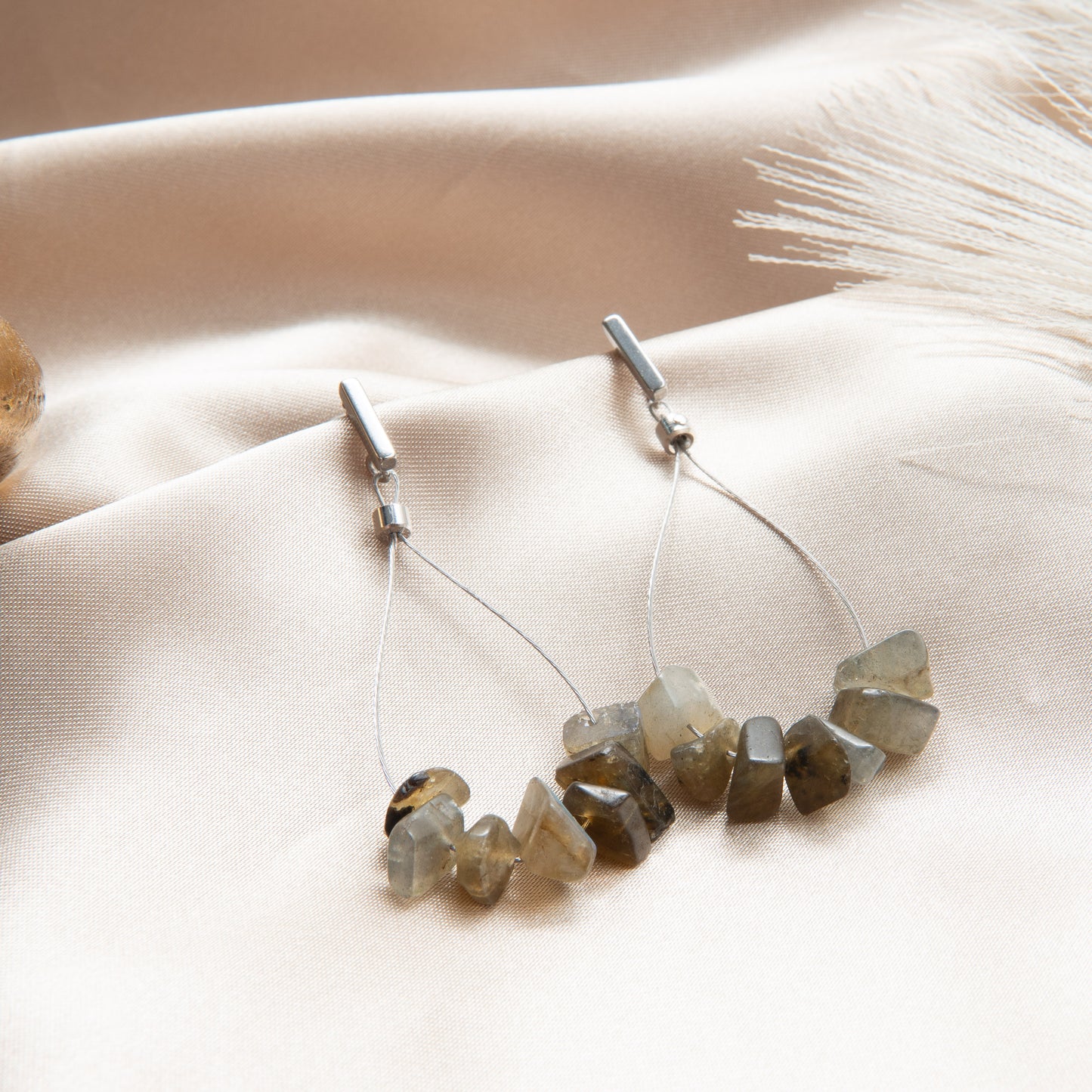 Uvarovite Grace Teardrop Earrings