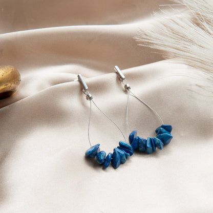 Lapis Clarity Teardrop Earrings